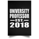 University Professor Established EST. 2018 - Poster Portrait