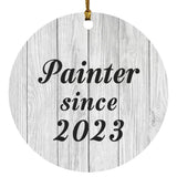 Painter Since 2023 - Circle Ornament F