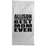Allison Best Mom Ever - Hand Towel