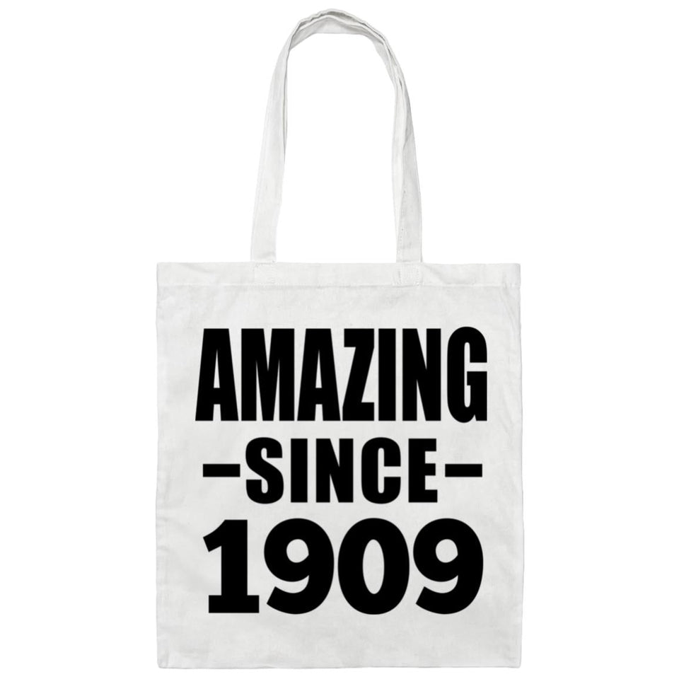 115th Birthday Amazing Since 1909 - Tote Bag White