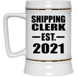 Shipping Clerk Established EST. 2021 - Beer Stein