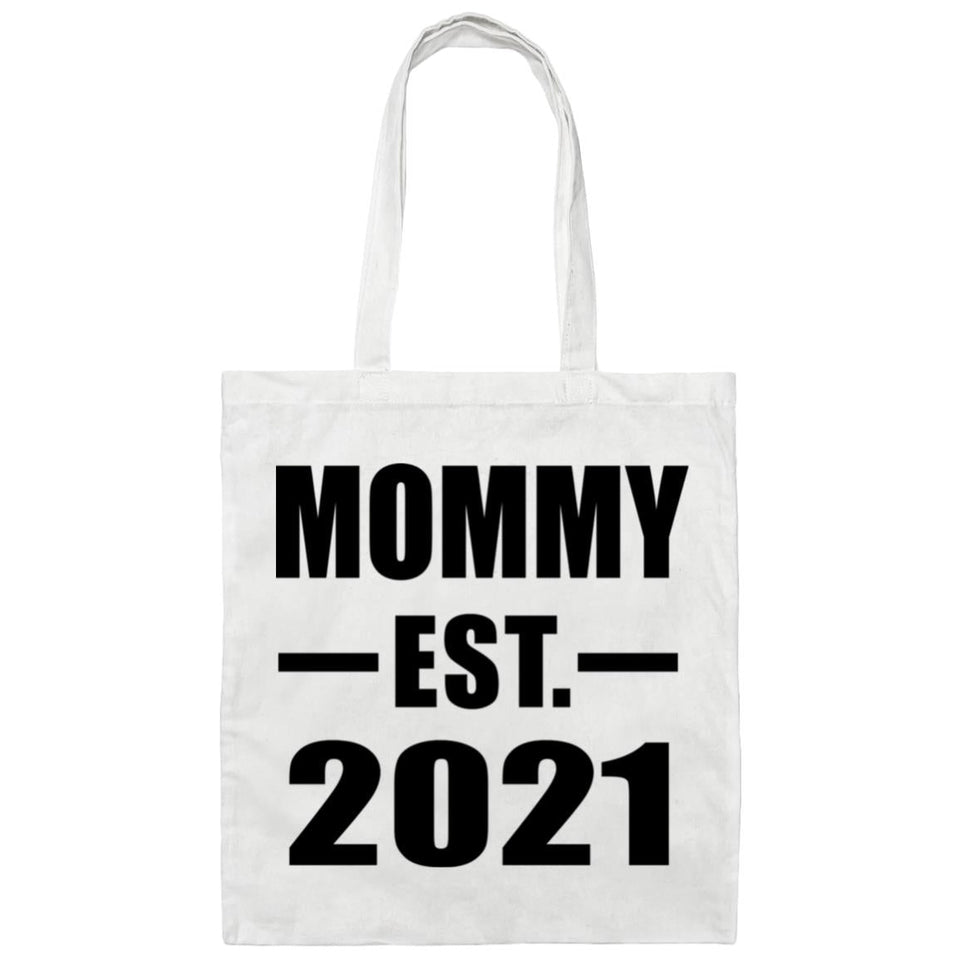 Mommy Established EST. 2021 - Tote Bag White
