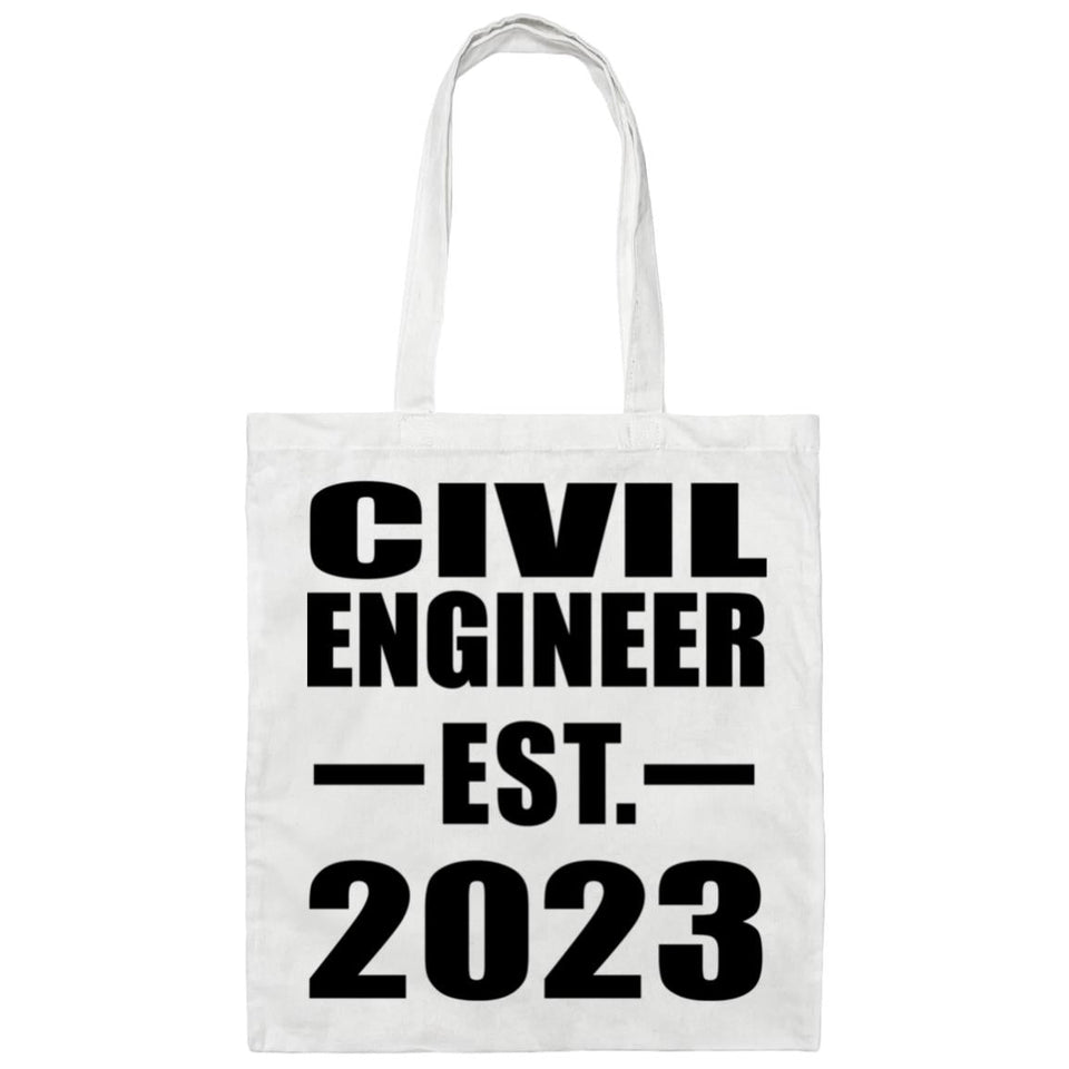 Civil Engineer Established EST. 2023 - Tote Bag White
