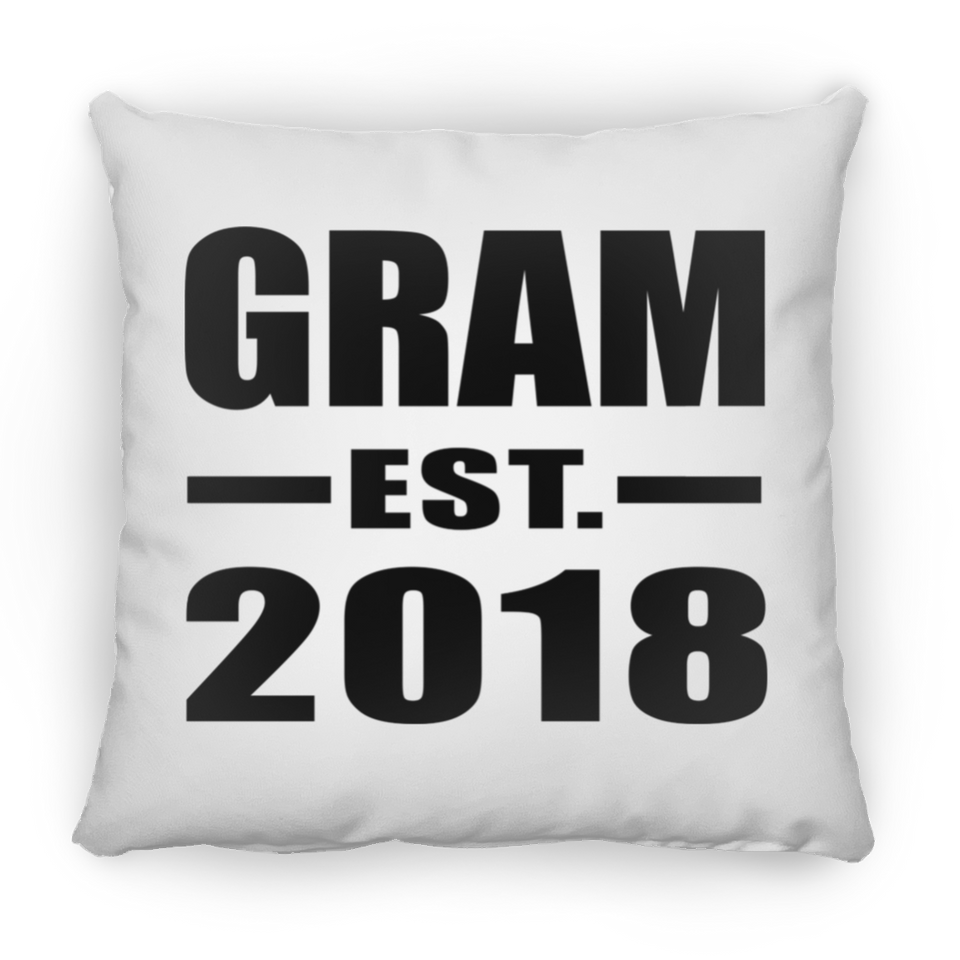 Gram Established EST. 2018 - Throw Pillow