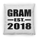 Gram Established EST. 2018 - Throw Pillow