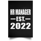 HR Manager Established EST. 2022 - Poster Portrait