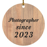 Photographer Since 2023 - Circle Ornament C