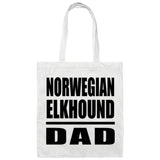 Norwegian Elkhound Dad - Tote Bag White