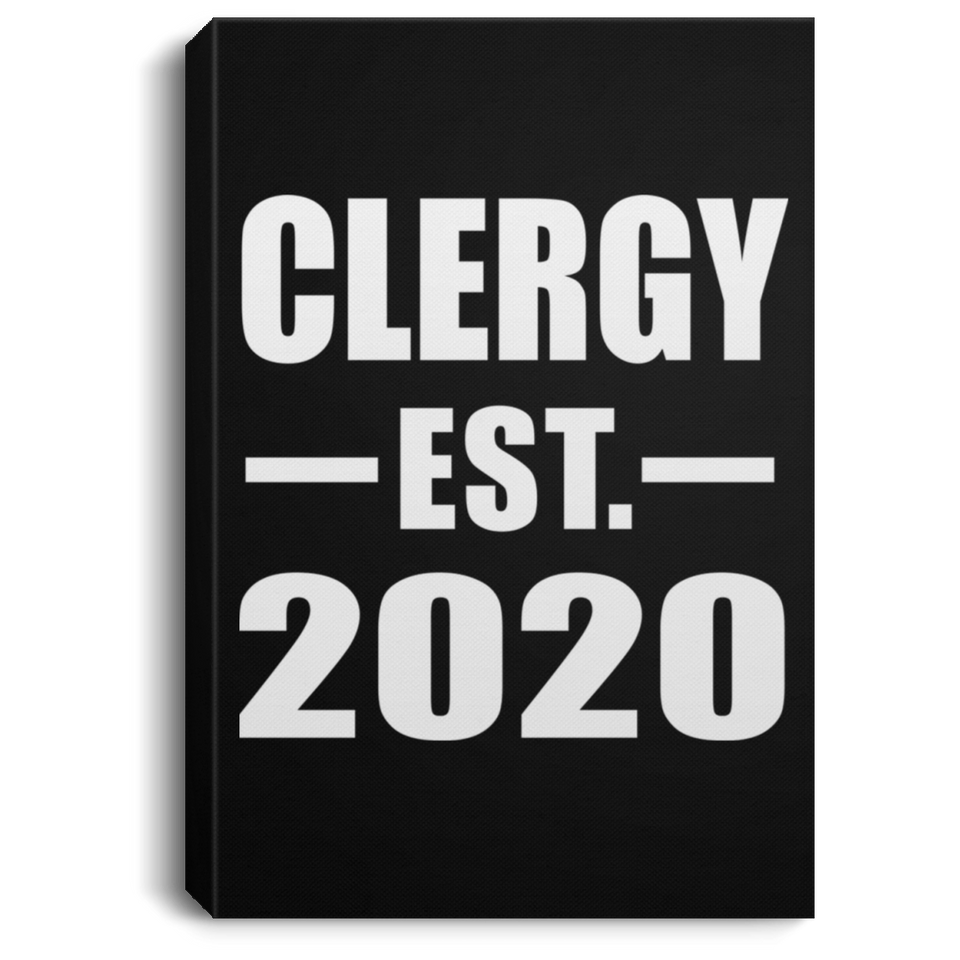Clergy Established EST. 2020 - Canvas Portrait