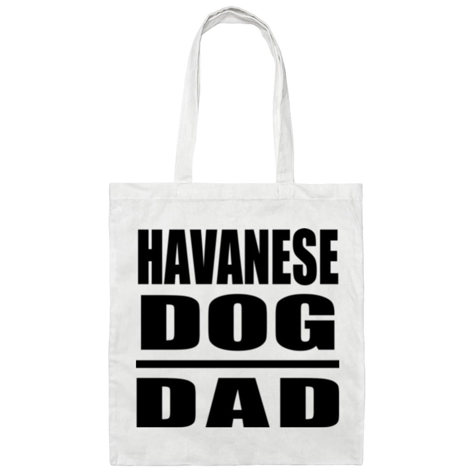 Havanese Dog Dad - Tote Bag White