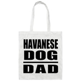 Havanese Dog Dad - Tote Bag White