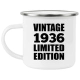 88th Birthday Vintage 1936 Limited Edition - 12oz Camping Mug
