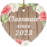 Classmate Since 2023 - Heart Ornament B