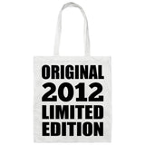 12th Birthday Original 2012 Limited Edition - Tote Bag White