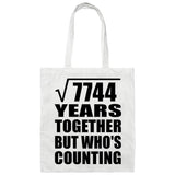 88th Anniversary Square Root of 7744 Years Who's Counting - Tote Bag White