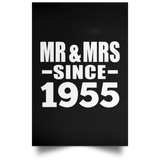 69th Anniversary Mr & Mrs Since 1955 - Poster Portrait