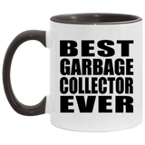 Best Garbage Collector Ever - 11oz Accent Mug Black