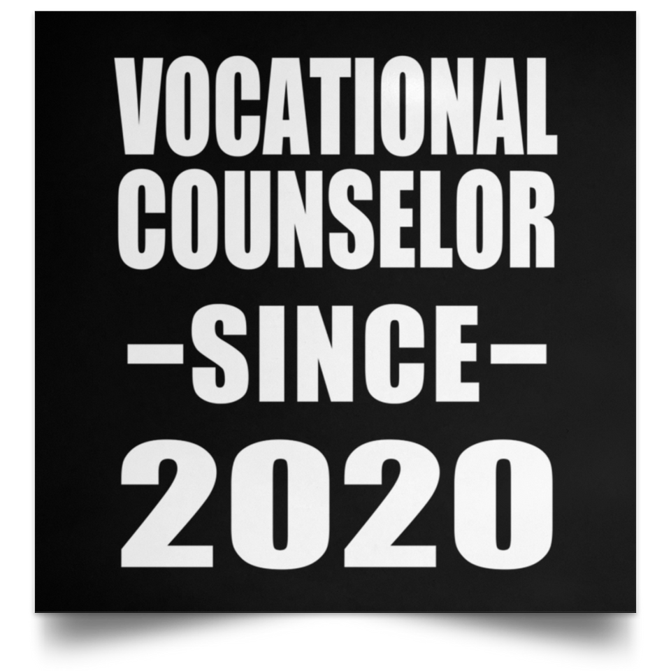 Vocational Counselor Since 2020 - Poster Square