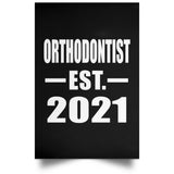 Orthodontist Established EST. 2021 - Poster Portrait