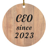 CEO Since 2023 - Circle Ornament C