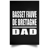 Basset Fauve De Bretagne Dad - Poster Portrait