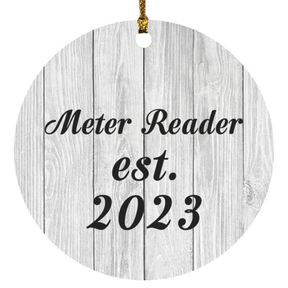 Meter Reader Established Est. 2023 - Circle Ornament F