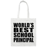 World's Best School Principal - Tote Bag White