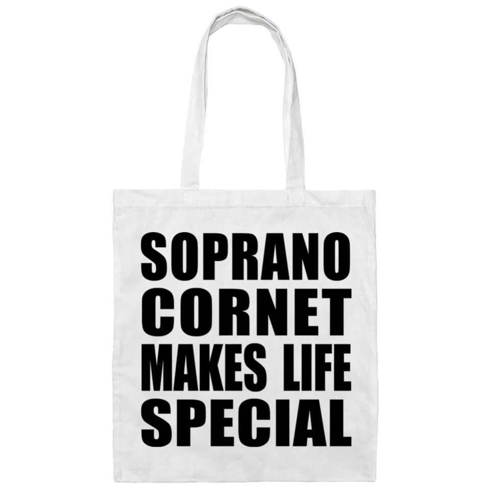 Soprano Cornet Makes Life Special - Tote Bag White