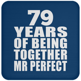 79th Anniversary 79 Years Of Being Mr Perfect - Drink Coaster