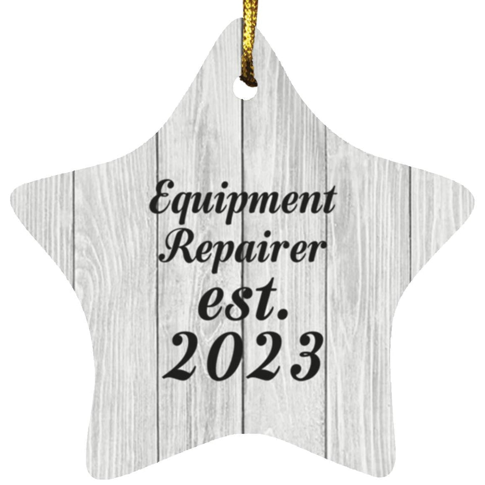 Equipment Repairer Established Est. 2023 - Star Ornament F