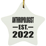 Anthropologist Established EST. 2022 - Star Ornament