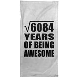 78th Birthday Square Root of 6084 Years of Being Awesome - Hand Towel
