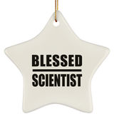 Blessed Scientist - Star Ornament