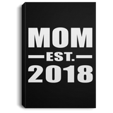 Mom Established EST. 2018 - Canvas Portrait
