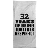 32nd Anniversary 32 Years Of Being Mrs Perfect - Hand Towel