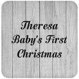 Theresa Baby's First Christmas - Drink Coaster F