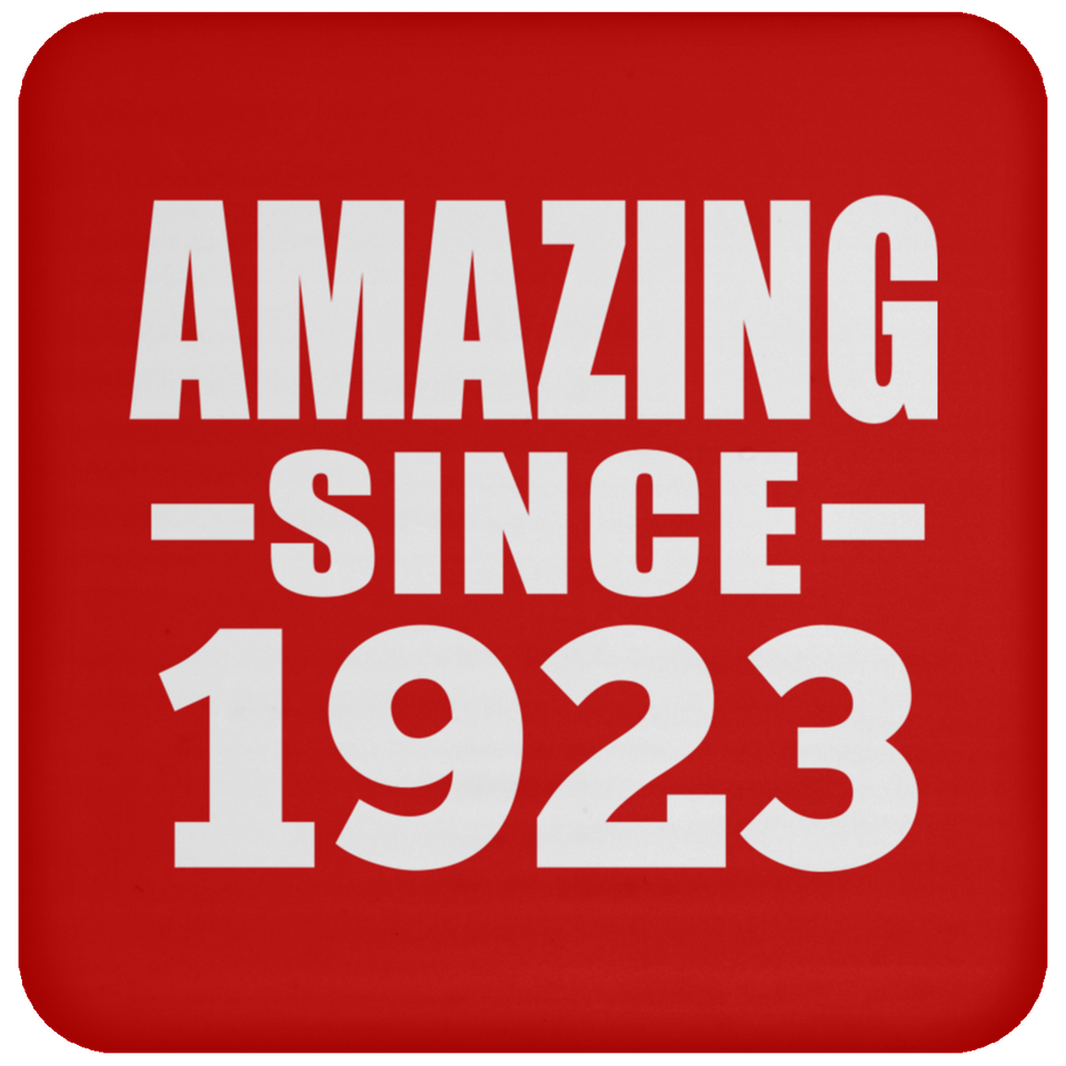 101st Birthday Amazing Since 1923 - Drink Coaster