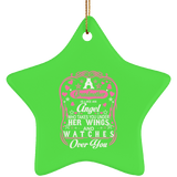 Grandmother Is Like An Angel Takes You Under Her Wings - Star Ornament