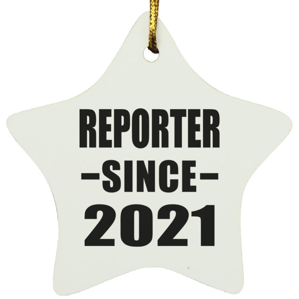 Reporter Since 2021 - Star Ornament