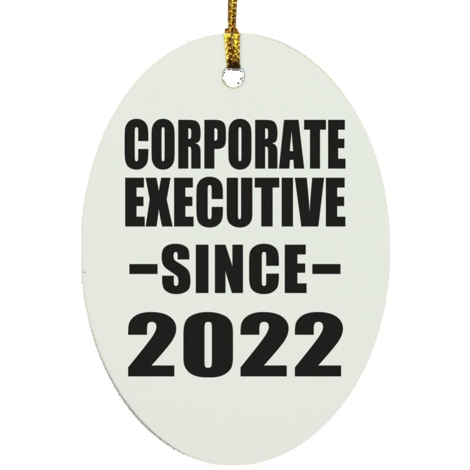 Corporate Executive Since 2022 - Oval Ornament