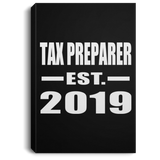 Tax Preparer Established EST. 2019 - Canvas Portrait