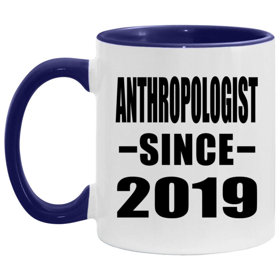 AntHRopologist Since 2019 - 11oz Accent Mug Purple
