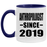 AntHRopologist Since 2019 - 11oz Accent Mug Purple