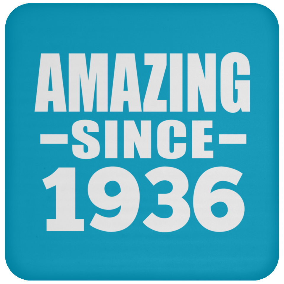 88th Birthday Amazing Since 1936 - Drink Coaster