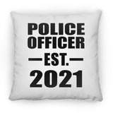 Police Officer Established EST. 2021 - Throw Pillow