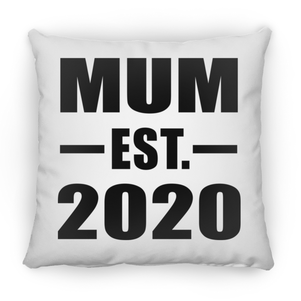 Mum Established EST. 2020 - Throw Pillow