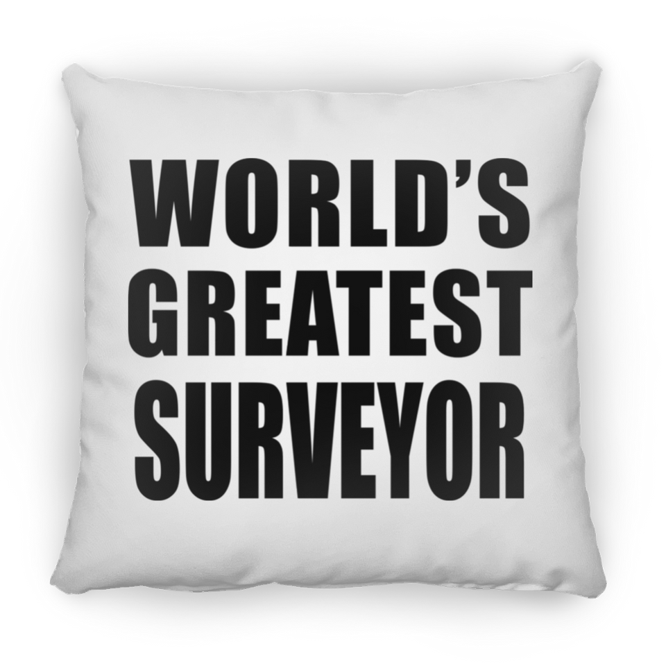 World's Greatest Surveyor - Throw Pillow