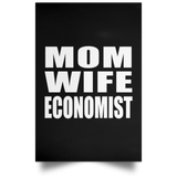 Mom Wife Economist - Poster Portrait