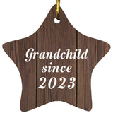 Grandchild Since 2023 - Star Ornament D