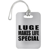 Luge Makes Life Special - Luggage Bag Tag